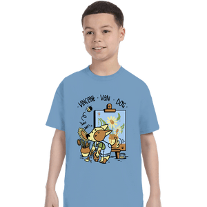 Daily_Deal_Shirts T-Shirts, Youth / XS / Powder Blue Vincent Van Dog