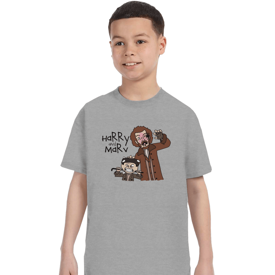 Shirts T-Shirts, Youth / XL / Sports Grey Harry And Marv