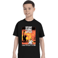 Load image into Gallery viewer, Secret_Shirts T-Shirts, Youth / XS / Black Stop The Planet Of The Apes!

