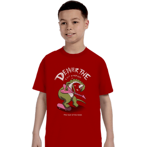 Shirts T-Shirts, Youth / XL / Red Last Dinosaur Vs The World