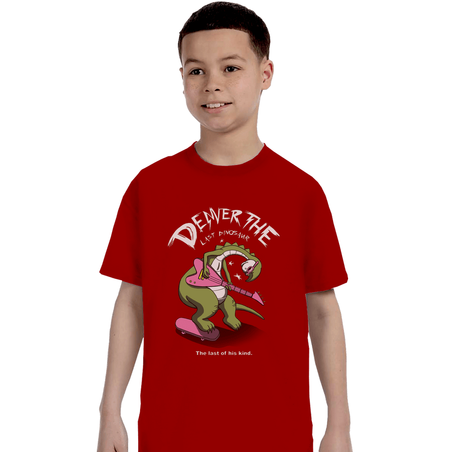 Shirts T-Shirts, Youth / XL / Red Last Dinosaur Vs The World