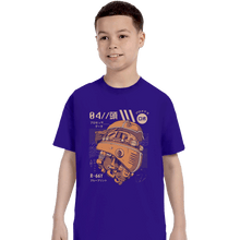 Load image into Gallery viewer, Shirts T-Shirts, Youth / XL / Violet Robo Head
