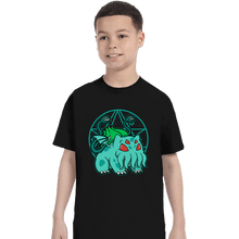 Load image into Gallery viewer, Secret_Shirts T-Shirts, Youth / XS / Black Bulba-thulhu

