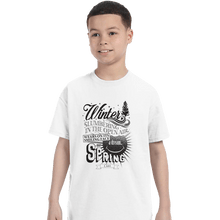 Load image into Gallery viewer, Shirts T-Shirts, Youth / XL / White Winter
