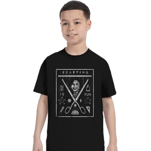 Shirts T-Shirts, Youth / XL / Black Crafting is Fun