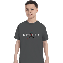 Load image into Gallery viewer, Shirts T-Shirts, Youth / XL / Charcoal Air Spidey
