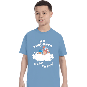 Daily_Deal_Shirts T-Shirts, Youth / XS / Powder Blue No Thoughts