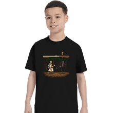 Load image into Gallery viewer, Secret_Shirts T-Shirts, Youth / XS / Black Python Epic Fight
