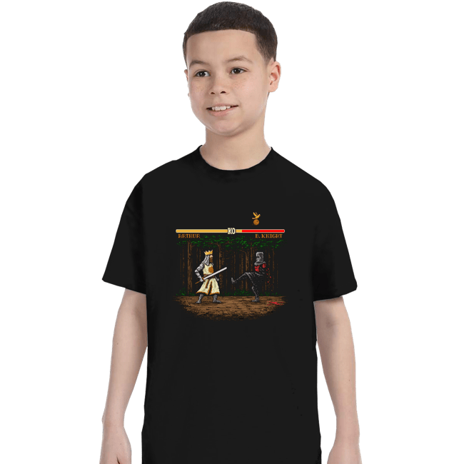 Secret_Shirts T-Shirts, Youth / XS / Black Python Epic Fight