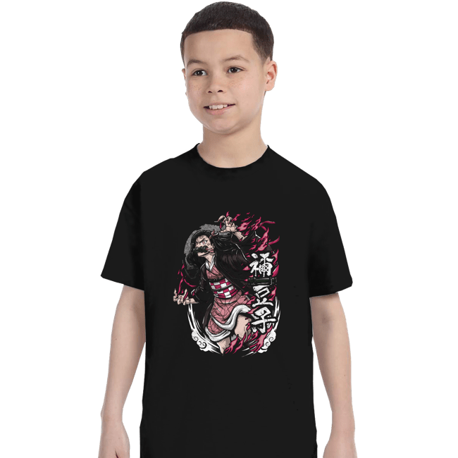 Shirts T-Shirts, Youth / XS / Black Nezuko Rage