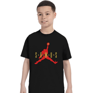 Shirts T-Shirts, Youth / XS / Black Aran Jordan