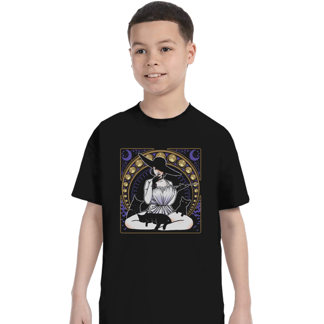 Shirts T-Shirts, Youth / XS / Black Crazy Cat Lady Dimitrescu