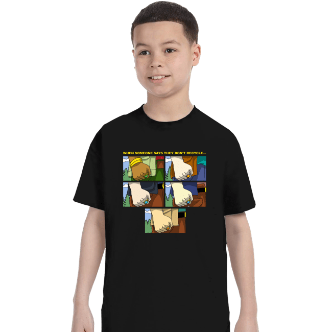 Shirts T-Shirts, Youth / XS / Black Planet Fist