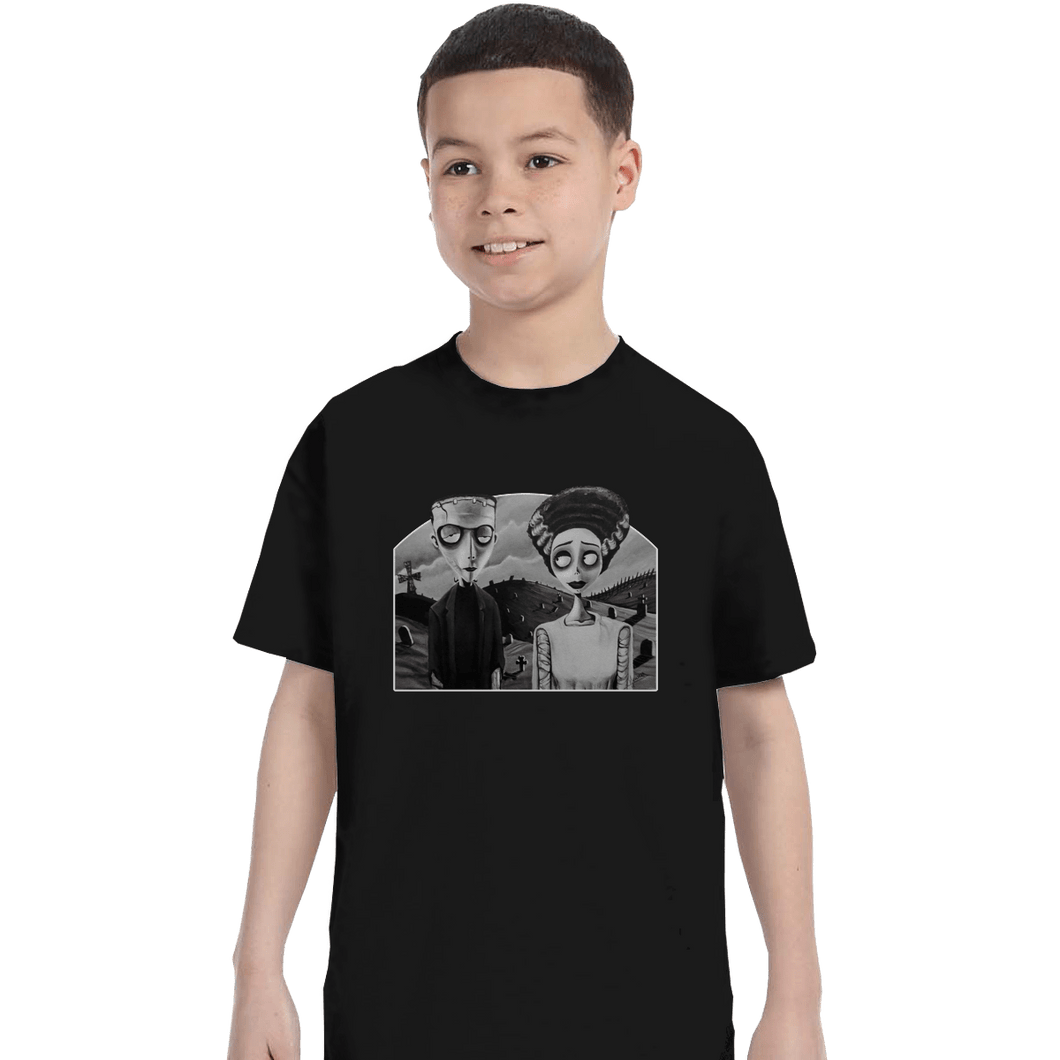 Shirts T-Shirts, Youth / XS / Black Corpse Bride Of Frankenstein