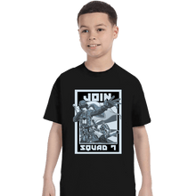 Load image into Gallery viewer, Shirts T-Shirts, Youth / XS / Black Join Squad 7
