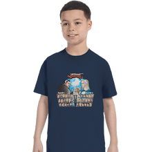 Load image into Gallery viewer, Shirts T-Shirts, Youth / XL / Navy Throne Fighter
