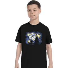 Load image into Gallery viewer, Secret_Shirts T-Shirts, Youth / XS / Black Starry Extraterrestrial
