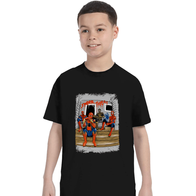 Daily_Deal_Shirts T-Shirts, Youth / XS / Black Spider Threat