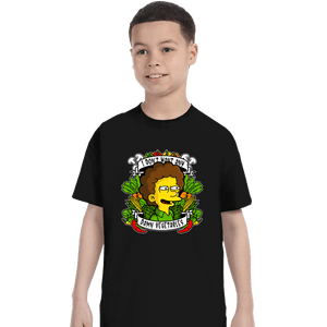 Secret_Shirts T-Shirts, Youth / XS / Black No Darn Vegetables