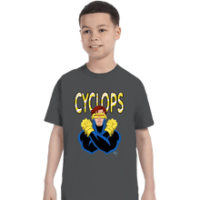 Load image into Gallery viewer, Daily_Deal_Shirts T-Shirts, Youth / XS / Charcoal Cyclops 97
