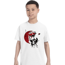 Load image into Gallery viewer, Shirts T-Shirts, Youth / XS / White Red Sun Princess
