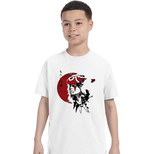 Shirts T-Shirts, Youth / XS / White Red Sun Princess