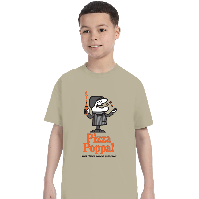 Daily_Deal_Shirts T-Shirts, Youth / XS / Sand Pizza Poppa