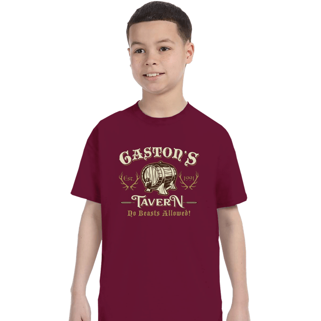 Secret_Shirts T-Shirts, Youth / XS / Maroon Gaston's Tavern