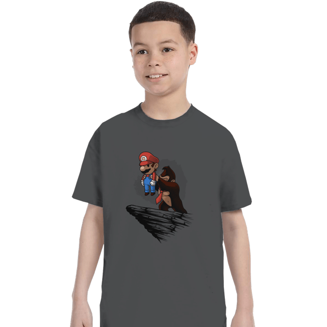 Shirts T-Shirts, Youth / XS / Charcoal Gaming King