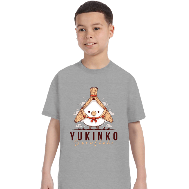 Shirts T-Shirts, Youth / XS / Sports Grey Yukinko Snowflake