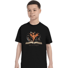 Load image into Gallery viewer, Daily_Deal_Shirts T-Shirts, Youth / XS / Black Here Be Dragons
