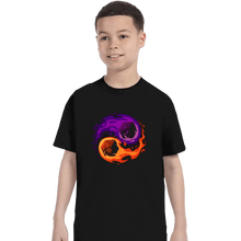 Load image into Gallery viewer, Secret_Shirts T-Shirts, Youth / XS / Black Balance Dice
