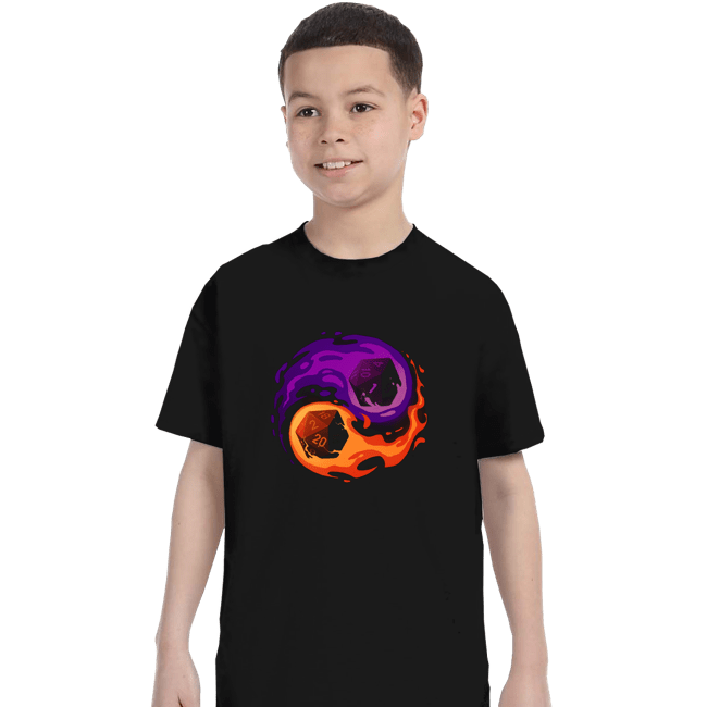 Secret_Shirts T-Shirts, Youth / XS / Black Balance Dice