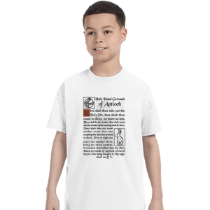 Secret_Shirts T-Shirts, Youth / XS / White Holy Hand Grenade