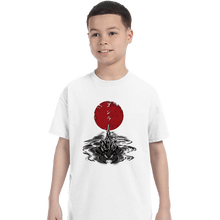 Load image into Gallery viewer, Shirts T-Shirts, Youth / XS / White Red Sun Alpha Predator
