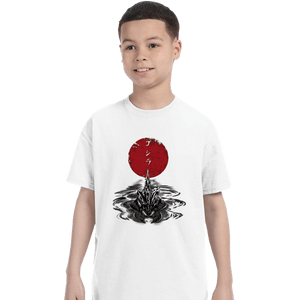 Shirts T-Shirts, Youth / XS / White Red Sun Alpha Predator