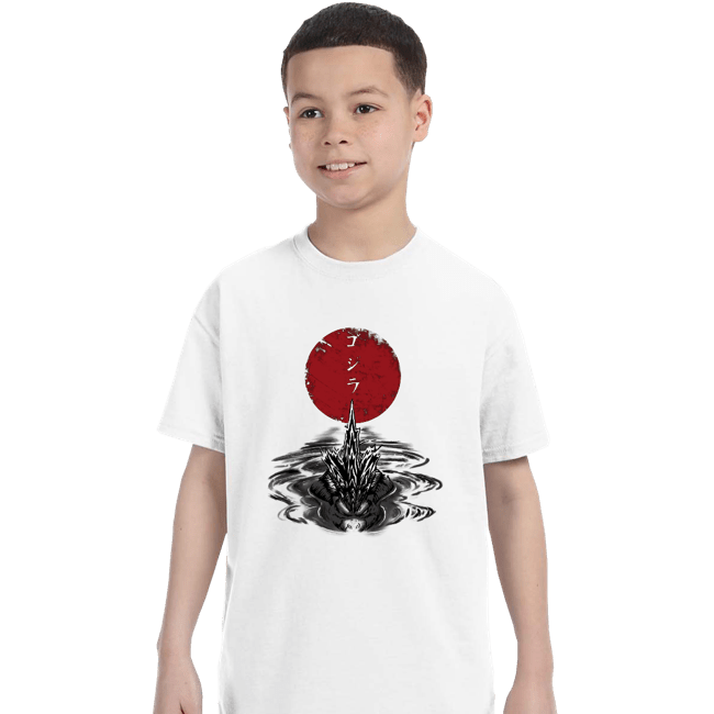 Shirts T-Shirts, Youth / XS / White Red Sun Alpha Predator