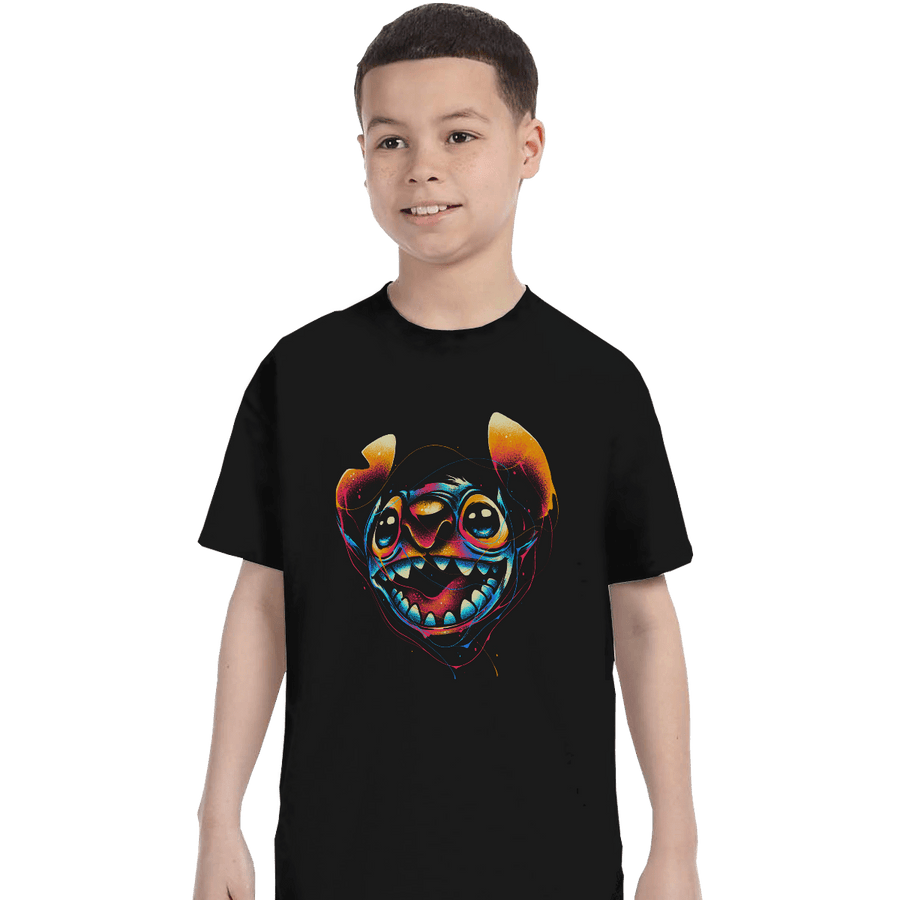 Shirts T-Shirts, Youth / XS / Black Colorful Friend