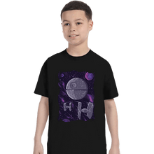 Load image into Gallery viewer, Daily_Deal_Shirts T-Shirts, Youth / XS / Black Pixel Death Star
