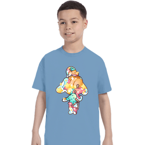 Shirts T-Shirts, Youth / XS / Powder Blue Magical Silhouettes - Isabelle