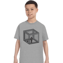 Load image into Gallery viewer, Shirts T-Shirts, Youth / XS / Sports Grey Escher&#39;s Jail
