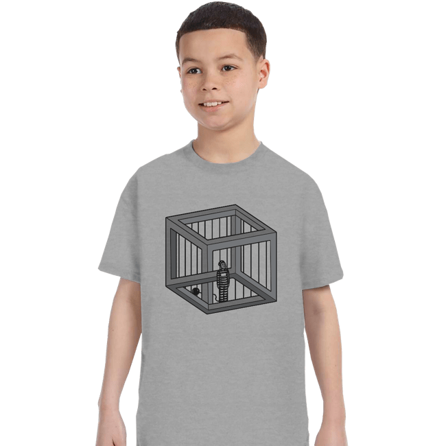 Shirts T-Shirts, Youth / XS / Sports Grey Escher's Jail