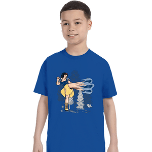 Secret_Shirts T-Shirts, Youth / XS / Royal Blue Chun White Kick