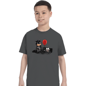 Secret_Shirts T-Shirts, Youth / XS / Charcoal Batman IT