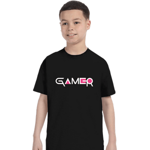 Secret_Shirts T-Shirts, Youth / XS / Black Squid Gamer