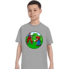 Load image into Gallery viewer, Secret_Shirts T-Shirts, Youth / XS / Sports Grey Two Marios
