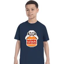 Load image into Gallery viewer, Daily_Deal_Shirts T-Shirts, Youth / XS / Navy Wampa Burger
