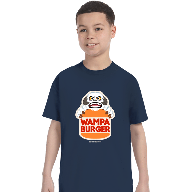 Daily_Deal_Shirts T-Shirts, Youth / XS / Navy Wampa Burger