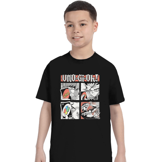 Secret_Shirts T-Shirts, Youth / XS / Black UNO-Gi-Oh!!