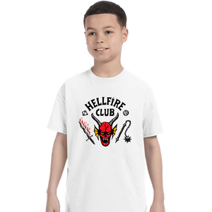 Secret_Shirts T-Shirts, Youth / XS / White Hellfire Club